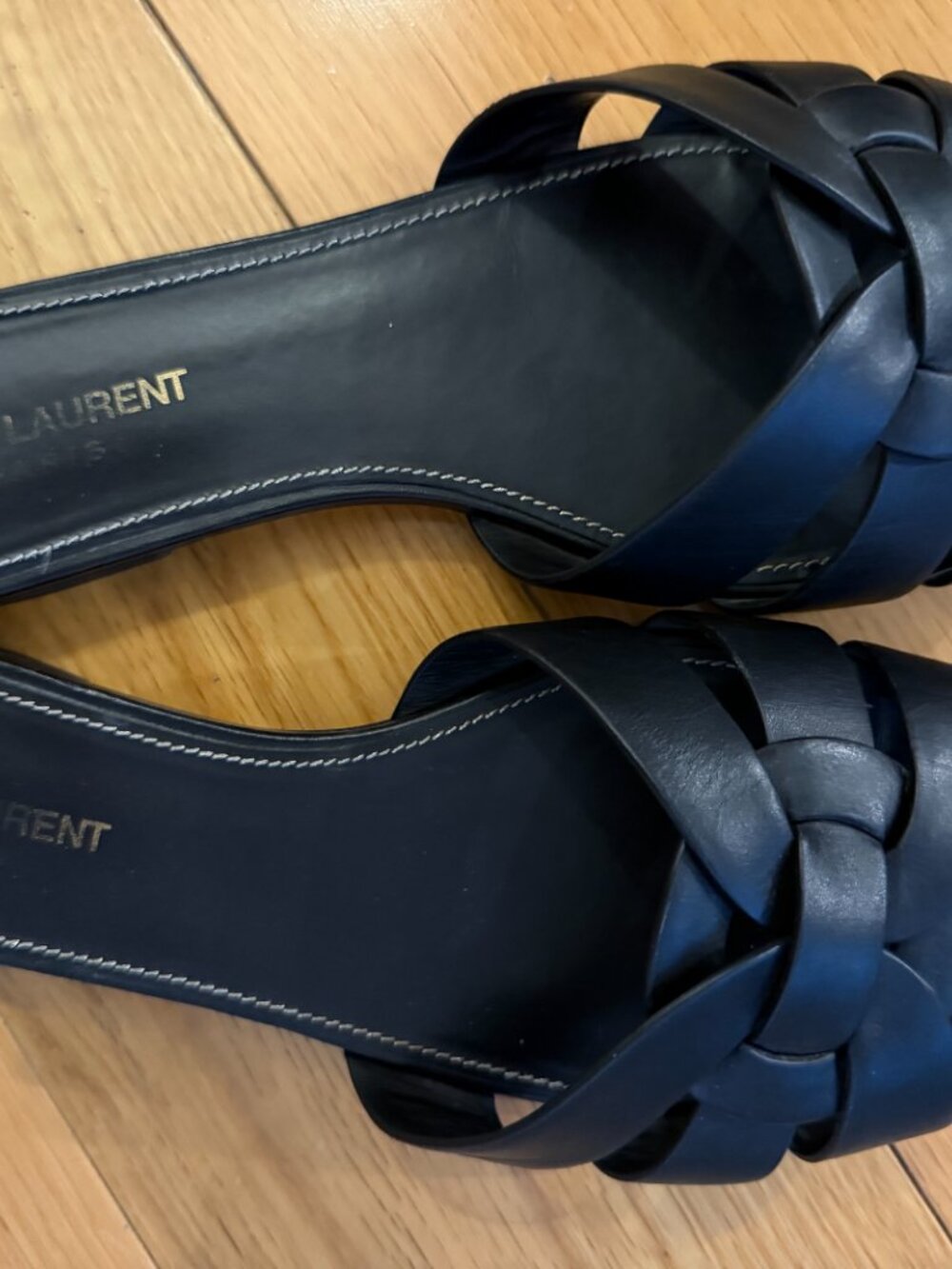Saint Laurent Tribute Nu Pieds 05 leather sandals - Picture 6 of 6
